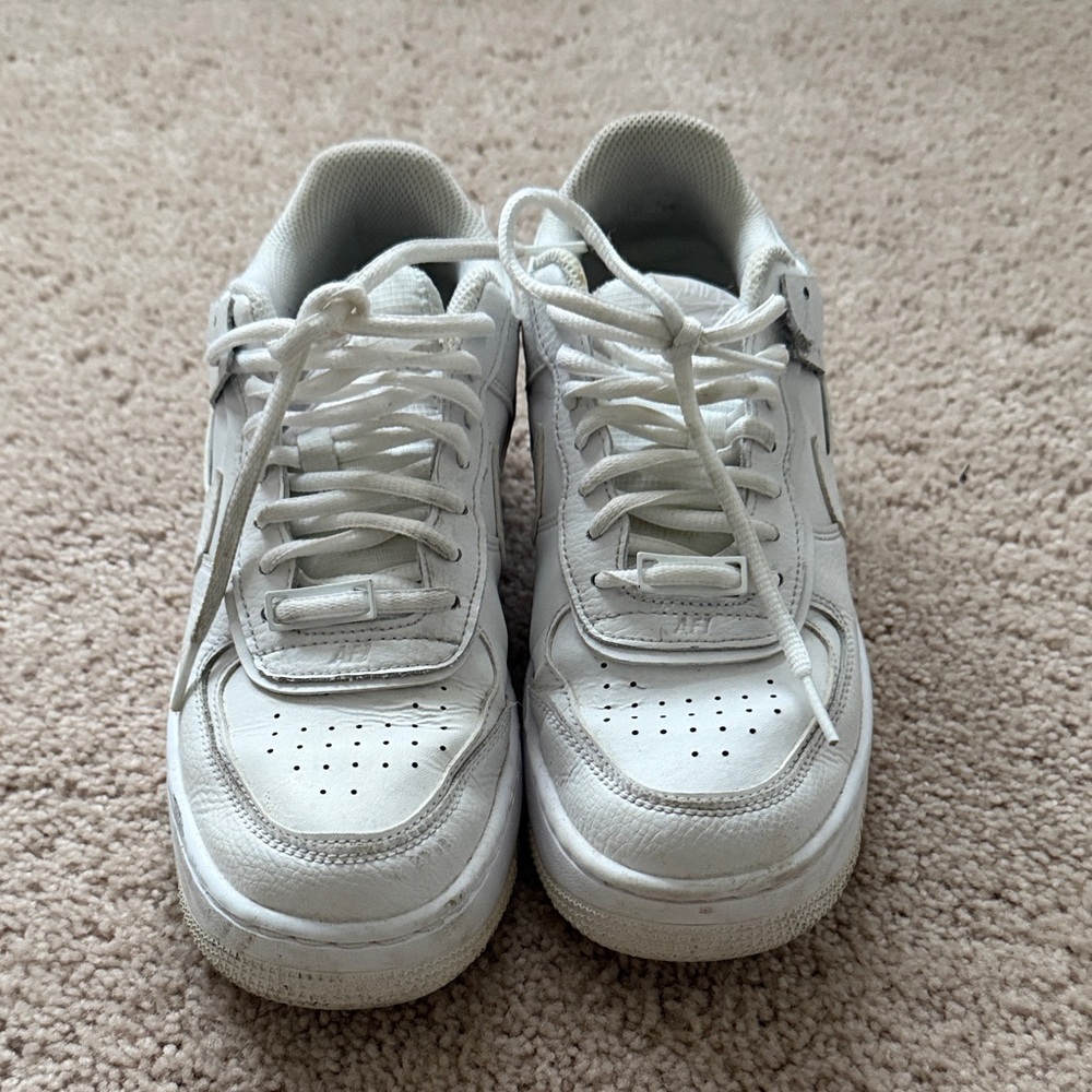 Nike White Mesh Sneakers